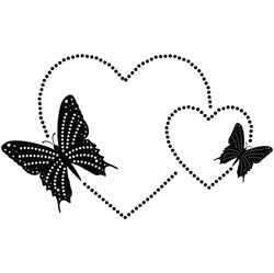 butterfly silhouette svg, png, jpg files. butterfly with path. digital download.