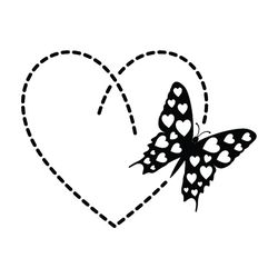 butterfly silhouette svg, png, jpg files. butterfly with path. digital download.