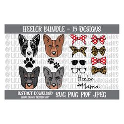 heeler svg, heeler png, heeler clipart, heeler mom svg, red heeler svg, blue heeler svg, cattle dog svg, heeler shirt sv