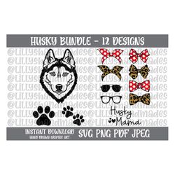 husky svg, husky png, husky vector, husky clipart, husky mom svg, husky dad svg, husky sublimation, husky sticker png, h