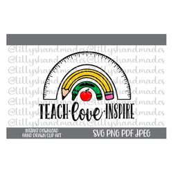 teacher svg files for cricut, teacher life svg, teacher png, teacher vector, teacher rainbow svg, teacher apple svg, bes