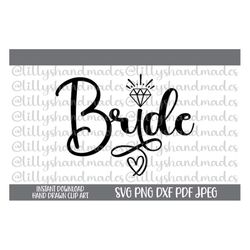 bride svg, bride png, just married svg, bride to be svg, marriage svg, engaged svg, fiance svg, bride shirt svg, engagem