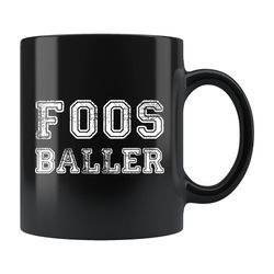 foos baller mug, foos baller gift, foosballer mug