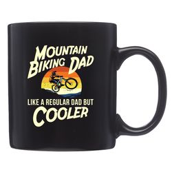 mountain bike mug, mountain bike gift, biking mug