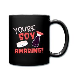 soy gift, soy mug, soy sauce gift