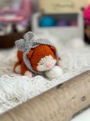 knitting pattern - kitten. sleeping kitten knitting pattern