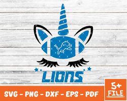 Detroit Lions Svg , Unicorn NfL Svg, Team Nfl Svg 12