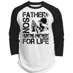 Father And Son Hunting Partners T Shirt, I Love Papa T Shirt, Awesome T-Shirts  (Polyester Game Baseball Jersey)