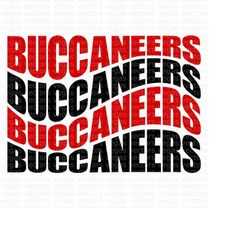 buccaneers svg, buccaneers wavy svg, buccaneers png, digital download, cut file, sublimation, clipart (includes svg/dxf/