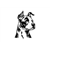 amstaff svg, amstaff clipart, amstaff svg files for cricut, american staffordshire terrier svg cut files