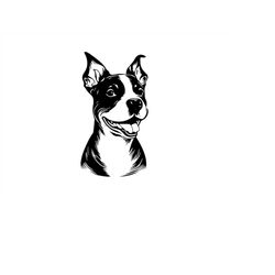 amstaff svg, amstaff clipart, amstaff svg files for cricut, american staffordshire terrier svg cut files