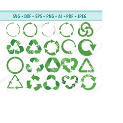 recycle svg, recycling svg, environmental svg, recycle clipart, recycle files for cricut, recycle cut files for silhouet