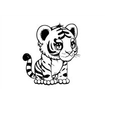 cute tiger svg, cute tiger svg, cute tiger clipart, cute tiger svg cut file for cricut