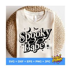 Spooky Babe Svg, Spooky Mama Png, Spooky babe Png, Trendy Svg, Halloween Shirt Svg, Retro Svg, Spooky Svg, Halloween Png