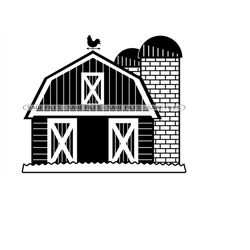 barn svg, farm barn svg, farm svg, barn clipart, barn files for cricut, barn cut files for silhouette, barn png, barn dx