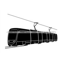 trolley svg, light rail svg, trolley clipart, trolley files for cricut, trolley cut files for silhouette, png, dxf