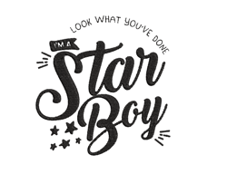 i'm a starboy | digital embroidery files | .dst .exp .hus .jef .pes .vip .vp3 .xxx