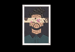 the weeknd small patch | digital embroidery files | .dst .exp .hus .jef .pes .vip .vp3 .xxx