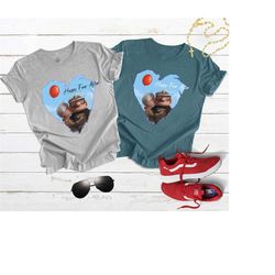 her carl his ellie shirt, carl and ellie valentines shirt, couple valentines shirt, carl and ellie couple shirts, carl a