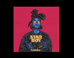 starboy 3 | digital embroidery files | .dst .exp .hus .jef .pes .vip .vp3 .xxx