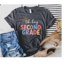 oh hey second grade teacher shirt, 2nd grade teacher shirt, 2nd grade tshirt, second grade team t-shirt, 2nd grade squad