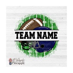 Football Design PNG, Add your Team Name Football Design in Navy Blue PNG, Football Sublimation Design, Football Mom PNG
