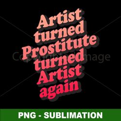 profound artistic expression - revived passion - png digital download for sublimation