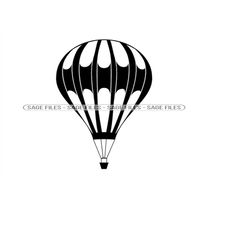 hot air balloon 12 svg, hot air balloon svg, hot air balloon clipart, cut files for silhouette, hot air balloon files fo