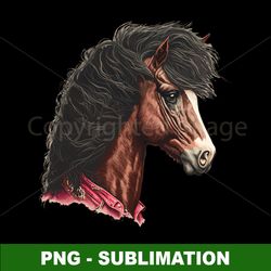 80s horse - mullet madness - retro sublimation png digital download