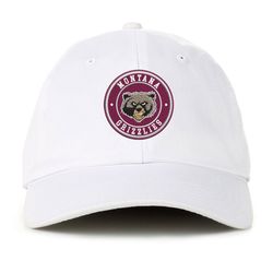 ncaa montana grizzlies embroidered baseball cap, ncaa logo embroidered hat, montana grizzlies football cap