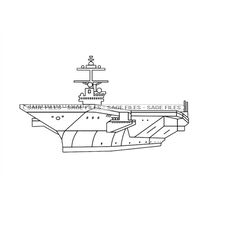 aircraft carrier outline svg, navy svg, aircraft carrier clipart, aircraft carrier files for cricut, cut files for silho