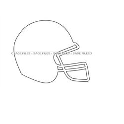 football helmet outline 4 svg, football helmet clipart, football helmet files for cricut, football cut files for silhoue