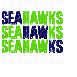 seahawks svg, seahawks grunge svg, hawks svg, digital download, cut file, sublimation, clipart (includes svg/dxf/png/jpe