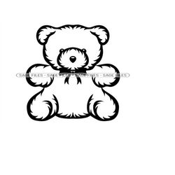 cute teddy bear svg, teddy bear svg, cute bear svg, bear clipart, bear files for cricut, bear cut files for silhouette,