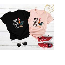 Hei Girl Hei Shirt, Disney Moana Hei Hei T-Shirt, Disney Vacation Shirt, Gift for Women, Moana T-Shirt, Rooster Shirt, D