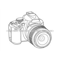 camera outline 8 svg, camera svg, photography, photo camera, camera clipart, camera files for cricut, cut files for silh