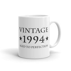 27th birthday gift, vintage 1994 mug