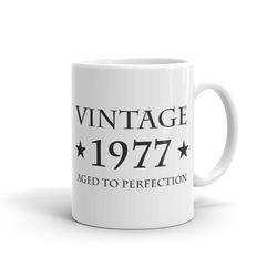 44th birthday gift vintage 1977 mug gift for 44th birthday 44 years old mug turning 44 mug funny mug