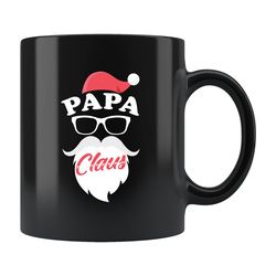 papa claus mug, santa claus mug