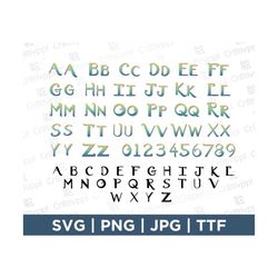 encanto font svg, encanto font ttf, encanto letters svg, encanto alphabet png, instant download, encanto numbers, symbol