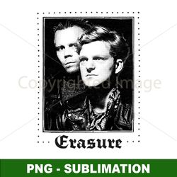erasure 80s retro design - instantly transform your sublimation projects with this eye-catching png digital download