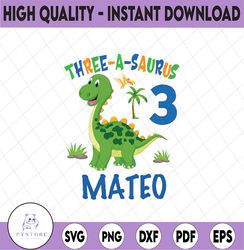 personalized name and age dinosaur birthday tree png, kids birthday png, custom t-rex birthday png, digital download