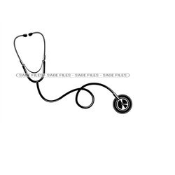 stethoscope 2 svg, stethoscope clipart, stethoscope files for cricut, stethoscope cut files for silhouette, stethoscope