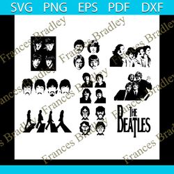 the beatles bundle svg, music svg, john lennon svg, paul mccartney svg, george harrison svg, ringo starr svg, friend svg