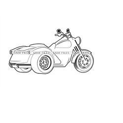 trike motorcycle outline 4 svg, motorcycle svg, motorcycle clipart, motorcycle files for cricut, cut files for silhouett