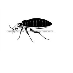 bed bug 2 svg, bed bugs, bed bug clipart, bed bug files for cricut, bed bug cut files for silhouette, png, dxf