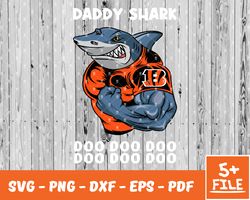 dallas cowboys daddy shark nfl svg , daddy shark   nfl svg, team nfl svg 10