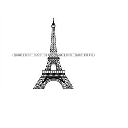 eiffel tower 2 svg, eiffel tower svg, paris svg, eiffel tower clipart, eiffel tower files for cricut, cut files for silh