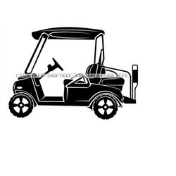 golf cart svg, golf cart clipart, golf cart files for cricut, golf cart cut files for silhouette, golf cart png, golf ca