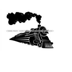 steam train 2 svg, train svg, steam engine svg, locomotive svg, train clipart, files for cricut, cut files for silhouett